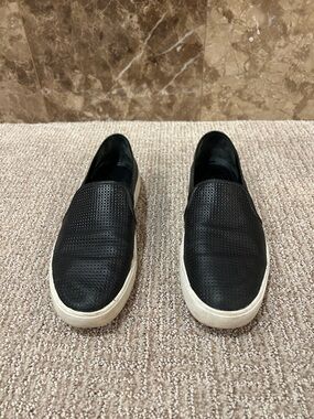 Vince Slip-On Perforated Leather Sneakers